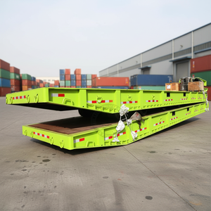 Prix usine Remorque porte-bateaux RoRo, Remorque surbaissée à col de cygne pour port, Remorque Mafi Roll de 100 tonnes, 120 tonnes - Product Image 1