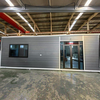 Maison conteneur en panneaux sandwich en acier pliables et extensibles, hautement recommandée, avec un design moderne pour hôtel, maisons minuscules, bureau de chantier