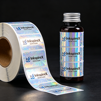 Étiquette autocollante holographique personnalisée, étiquette de sécurité holographique personnalisée, autocollant holographique 3D