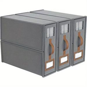 Boîte de rangement en tissu Oxford pour draps, ensemble de quatre pièces, pour vêtements, draps, couettes, pour chambre et armoire - Product Image 1