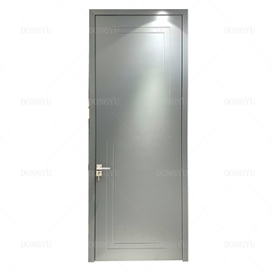 <span class=keywords><strong>JHK</strong></span> negro caoba blanco interior de vidrio francés abatible puerta de madera puerta China fábrica bajo precio - Product Image 3