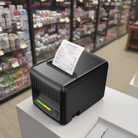Imprimante thermique de reçus MHT-P80E, 80 mm, 203 dpi, USB, LAN, RJ11, avec coupe automatique, pour petites entreprises et bureaux, en stock