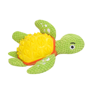 Customizable Cartoon Animal Shape Chew-Resistant Squeaky Eco-Friendly Plush Dog <b>Toys</b> for Small Medium Dogs | TPR Material | - Product Image 3