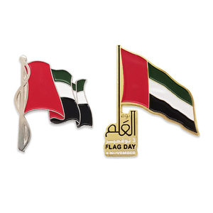 ملصق معدني مخصص بدون حد أدنى للطلب من تاجر جملة، تصميمات دبوس ملصق تذكاري لعلم فلسطين رمزاً للوحدة للهاتف المحمول - Product Image 5