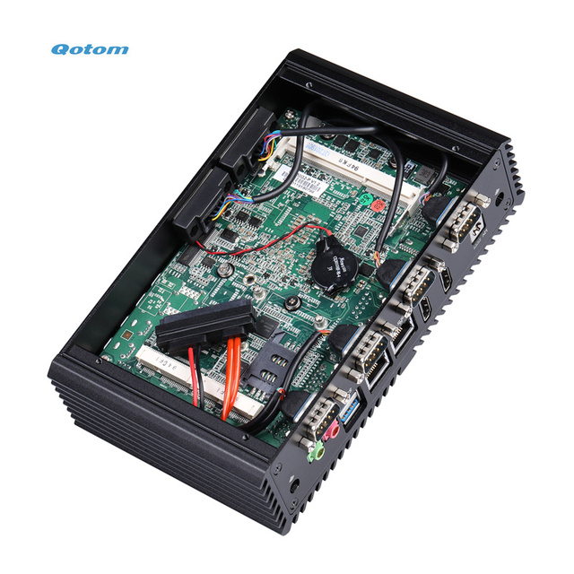 Mini PC Core I3 I5 I7 DDR3L Support 4k Dual Hd VGA High-performance 6 COM Fanless Mini Industrial Computer