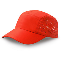 Gorra Deportiva de Rendimiento para Exteriores, de Secado Rápido, Impermeable, Transpirable, Ligera, de Poliéster y Nailon, con Malla Perforada con Láser, Ajustable