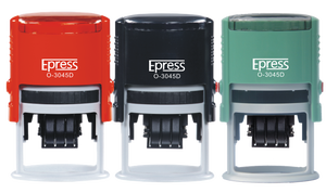 Máquina de fabricación de sellos de sello de fecha de empresa ovalada 30*45mm sello de autoentintado de plástico Manejo de facturas de oficina - Product Image 4