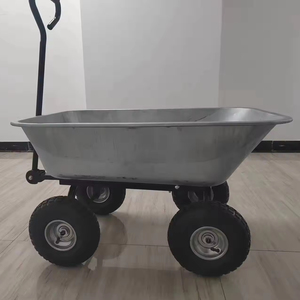 JingCheng Heavy Duty 350kg Garden Transporter avec poignée rotative à 180 degrés <span class=keywords><strong>100L</strong></span> Capacité d'eau <span class=keywords><strong>Brouette</strong></span> pour la construction - Product Image 2