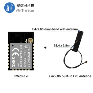 Módulo Ai-Thinker de doble banda WiFi+BLE5.0 BW20-12F con MCU de doble núcleo, compatible con BW16 - Product Image 4