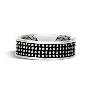 Anello Unisex Vintage con Incisioni a Pois, Gioielli di Moda Creativi all'Ingrosso - Product Image 2