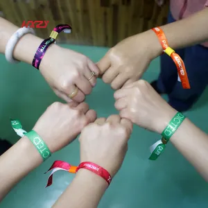 Colorful 1 Way Plastic Snap Closure Wristband Lock For Wholesale Hxzy