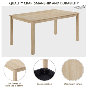 Juego de Comedor Moderno de 6 Piezas con Banco y 4 Sillas Tapizadas, Duradero y Ecológico - Product Image 5