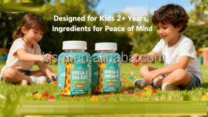 Gummies Halal Naturelles Biologiques Oméga <span class=keywords><strong>3</strong></span> DHA pour Enfants pour le Soutien Vitaminique et Cérébral |   Fournisseur d'usine de marques privées - Product Image 3