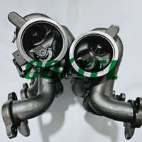 Upgrade Twin Turbocharger Stage 2 600HP 2300684 297711 untuk MASERATI GHIBLI Quattroporte Levante 3.0L V6