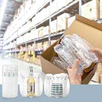 Sacs d'emballage gonflables écologiques personnalisés QPACK, sacs de protection en plastique réutilisables pour remplir les espaces vides, pour articles fragiles