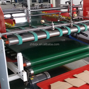 Máquina de encoladora de carpetas de cajas corrugadas tipo ajuste a presión semiautomático de dos piezas - Product Image 6