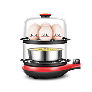 กระทะไฟฟ้าขนาดเล็ก สเตนเลสสตีล ไม่ติดกระทะ สำหรับต้ม ทอด นึ่งไข่ และทำคัสตาร์ด - Product Image 3