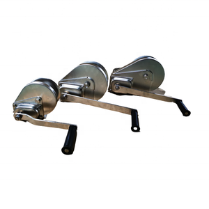 600 Lbs 100KG Trailer <span class=keywords><strong>Manual</strong></span> atau <span class=keywords><strong>Winch</strong></span> Tangan Rem dengan Kabel untuk Mengangkat - Product Image 2
