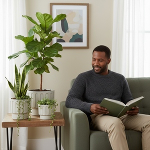 Jardinière suspendue moderne en céramique blanche pour les boutiques <span class=keywords><strong>de</strong></span> cadeaux - Product Image 3