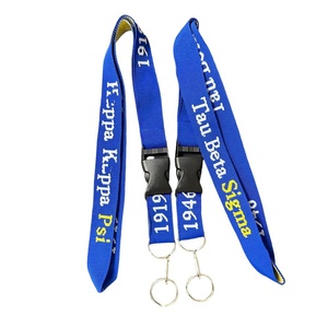 Personnalisé 25*900mm Tau Beta Sigma 1946 Longes Double Lanière Sécurité Tissé Lanière - Product Image 1