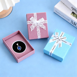 Nhà sản xuất của hot-bán cao cấp bao bì các loại màu tái chế vật liệu đồ trang sức hộp nắp và cơ sở từ đóng cửa - Product Image 2