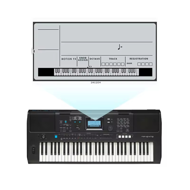 YamahaS Electronic Keyboard PSR-E463 PSR-E473 PSR-EW425 with Original LCD Display for Piano Musical Instrument Accessories