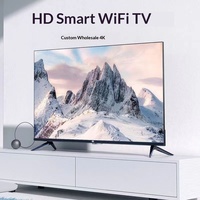 Téléviseur intelligent LED haute définition sans cadre de 19 pouces à 110 pouces, fréquence de rafraîchissement de 60 Hz, 4K, Android, WiFi sans fil, Smart TV