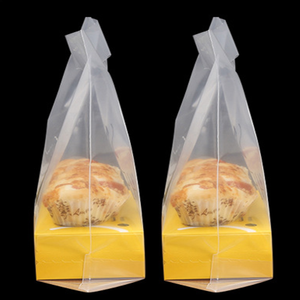 Sacs en plastique personnalisés motif d'impression centre commercial magasin de lait emballage à emporter dégradable impression logo sac d'emballage avec poignée alimentaire - Product Image 3