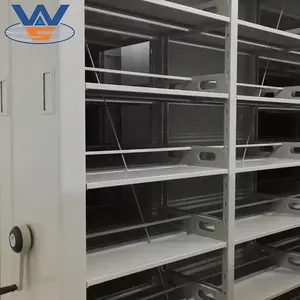 ISO 9001 / CE Certified Library Movable Shelving File Cabinet Movable Book Shelf With High Efficiency