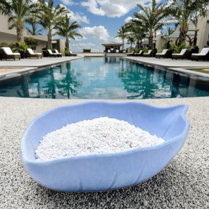 Dài Clo kéo dài hóa chất hồ bơi UV bảo vệ cyanuric axit bột dạng hạt trong nhựa trống - Product Image 4
