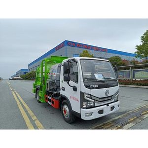 รถบรรทุกขยะครัวแบบยกข้าง Dongfeng 8 คิว พร้อมเครื่องอัดไฮดรอลิก 8 ลูกบาศก์เมตร สำหรับเก็บเศษอาหาร - Product Image 3