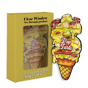 Impresión digital personalizada plástico resellable mate forma especial troquelado Cali paquetes 3,5g Mylar BagsToys BOX LB OEM - Product Image 2