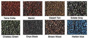 กระเบื้องมุงหลังคาแอสฟัลต์หลากสีพร้อมแกนใยแก้วกันน้ำสำหรับโกดังและบ้านพักตากอากาศ - Product Image 3