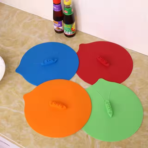 Couvercle en silicone pour cuisson à la vapeur Outils de cuisson Bouillir Couvercle de bouchon de déversement Batterie de cuisine Cuisine <span class=keywords><strong>Potes</strong></span> Com - Product Image 4