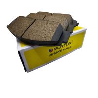 Nuevas Pastillas de Freno Traseras de Cerámica Premium Duraderas KWS-54 SUM para Sistema de Frenos Yema Bojun Dundee, Ancho de 106 mm
