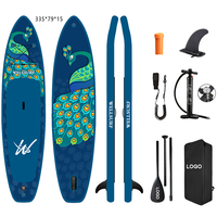 Planche à pagaie gonflable Weihai Factory Sup Board 11'/335cm avec impression intégrale et accessoires de haute qualité