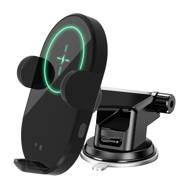 15W Fast Wireless Fast Charging New Design Car Phone Holder Car Charger for iphone Infrared Sensing Car Mounted Wireless Charger