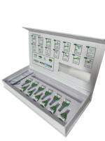 Boîte de rangement pour stylos jetables écologiques avec logo personnalisé CHENGYU, fermeture magnétique, matériau durable, design compact et portable