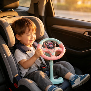 Juguete de Volante de Simulación con Música, Juego de Conducción Interactivo Educativo Temprano - Product Image 3