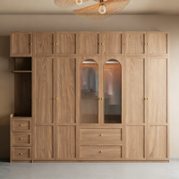 Armoire à portes battantes à ouverture à 180 degrés BALOM personnalisée, meubles de rangement pour chambre à coucher, système de suspension et de rangement Ardrobe