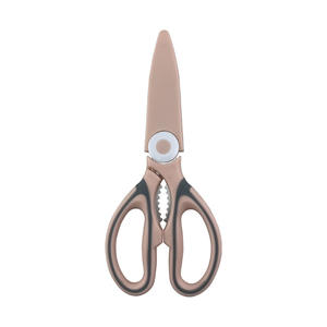 Ciseaux de tailleur multifonctionnels industriels robustes en acier inoxydable à bord dentelé, poignée souple, tranchants, pour le bureau, la maison, l'école - Product Image 1