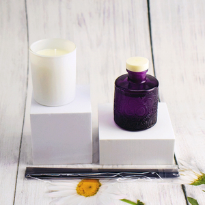 Custom Scented Soy <strong>Wax</strong> Candle and Sprayed Glass <strong>Bottle</strong> Reed Diffuser Gift Box Packing for Home Fragrance - Product Image 4