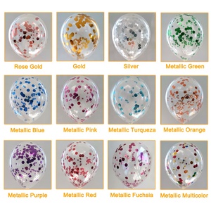 Palloncini con Coriandoli per Primo Compleanno, Decorazioni per Feste di Congratulazioni e Baby Shower - Product Image 2
