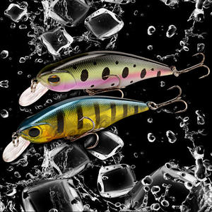<span class=keywords><strong>TOPIN</strong></span> 9,5 cm 11,4G ABS cebo suave señuelo de pesca cebo duro Artificial para agua salada y agua dulce para Río lago Stream - Product Image 4