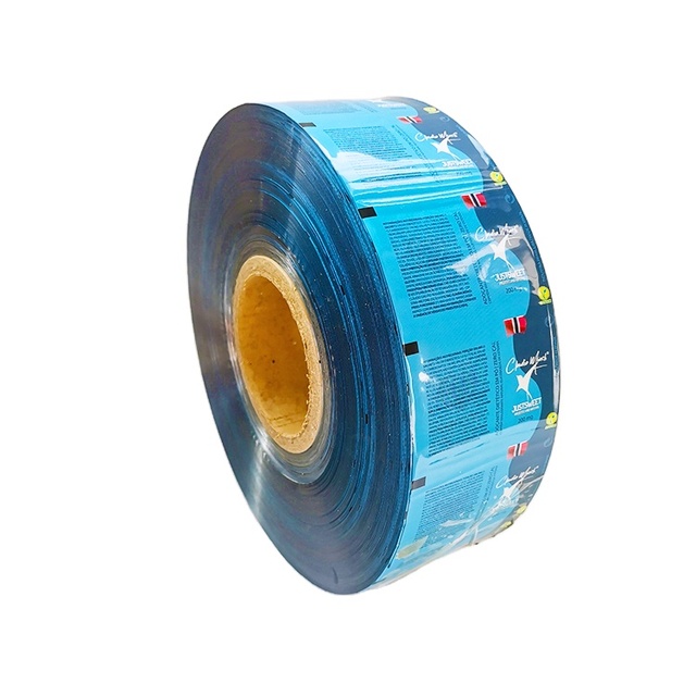 DS Custom Print Plastic Foil Laminated Heat Sealable Flexible Food Packaging Materials Roll Stock Film for Automatic Packing