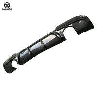 Diffuseur arrière en fibre de carbone MAYHAK Perfect-Fit M Sport, lèvre de pare-chocs arrière, double sortie d'échappement pour BMW Série 3 E90 Lci, haute qualité