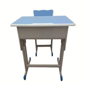 Bureau d'enseignant scolaire à <span class=keywords><strong>prix</strong></span> promotionnel, bureau et chaise d'université confortables pour étudiants avec tablette d'écriture - Product Image 4