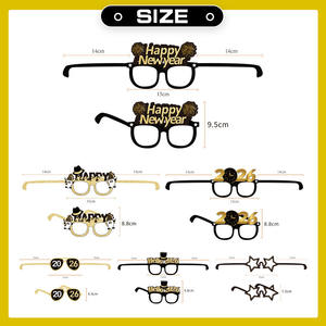 Decoraciones de fiesta de Año Nuevo 2026, divertidos vasos de papel para adultos y niños, accesorios para fotos Hello 2026 - Product Image 4