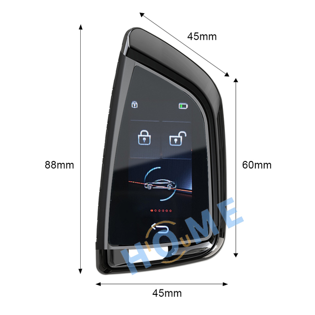 Korean/English Modified Universal Smart LCD Key Comfortable Entry Auto Lock Keyless Go for Audi/Ford/Mazda/Toyota/Porsche