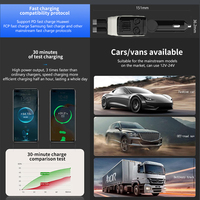 Chargeur de voiture rétractable 4 en 1 à charge rapide, câble rétractable et 2 ports USB, adaptateur de chargeur de voiture compatible avec tous les téléphones
